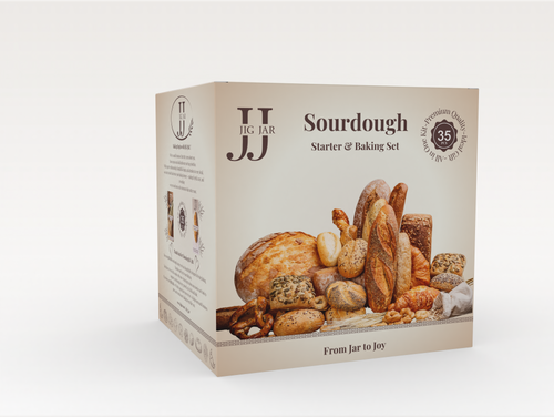 JIG JAR Sourdough Starter & Baking Set - 35 Pieces